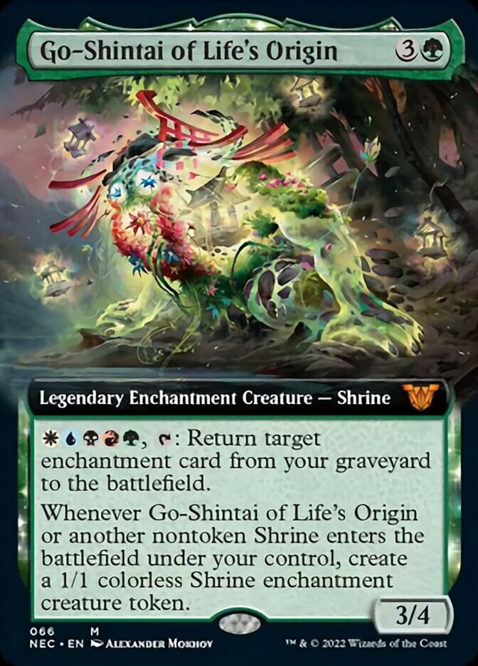 Go-Shintai of Life's Origin (Extended Art) [Kamigawa: Neon Dynasty Commander] | Boutique FDB TCG