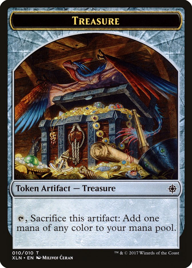 Treasure Token (010/010) [Ixalan Tokens] | Boutique FDB TCG