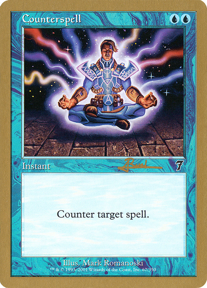 Counterspell (Antoine Ruel) (7ED) [World Championship Decks 2001] | Boutique FDB TCG