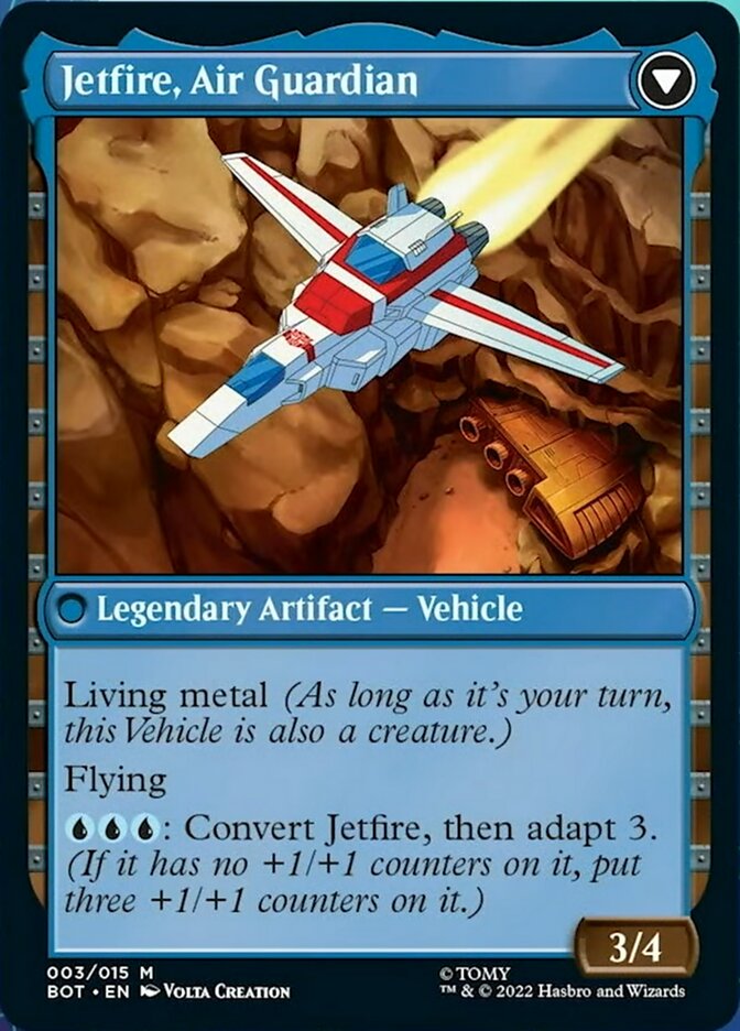 Jetfire, Ingenious Scientist // Jetfire, Air Guardian [Transformers] | Boutique FDB TCG