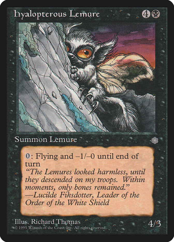 Hyalopterous Lemure [Ice Age] | Boutique FDB TCG