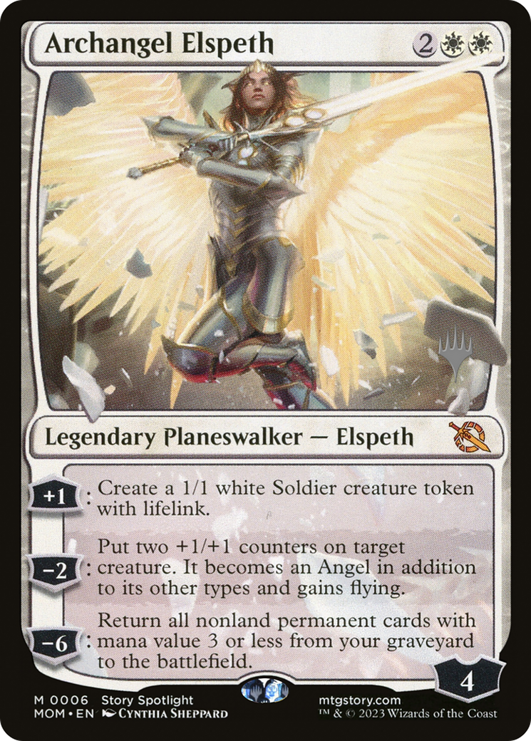 Archangel Elspeth (Promo Pack) [March of the Machine Promos] | Boutique FDB TCG