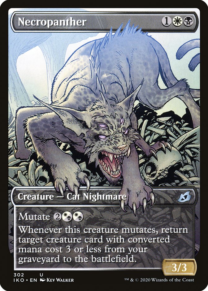 Necropanther (Showcase) [Ikoria: Lair of Behemoths] | Boutique FDB TCG