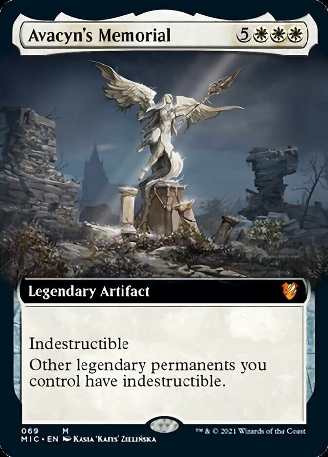 Avacyn's Memorial (Extended Art) [Innistrad: Midnight Hunt Commander] | Boutique FDB TCG