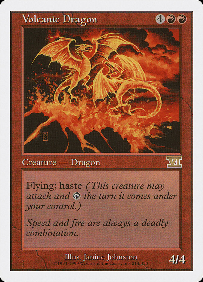 Volcanic Dragon [Classic Sixth Edition] | Boutique FDB TCG