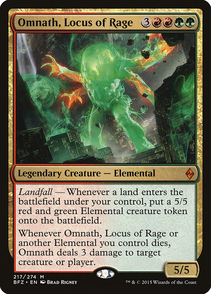 Omnath, Locus of Rage [Battle for Zendikar] | Boutique FDB TCG