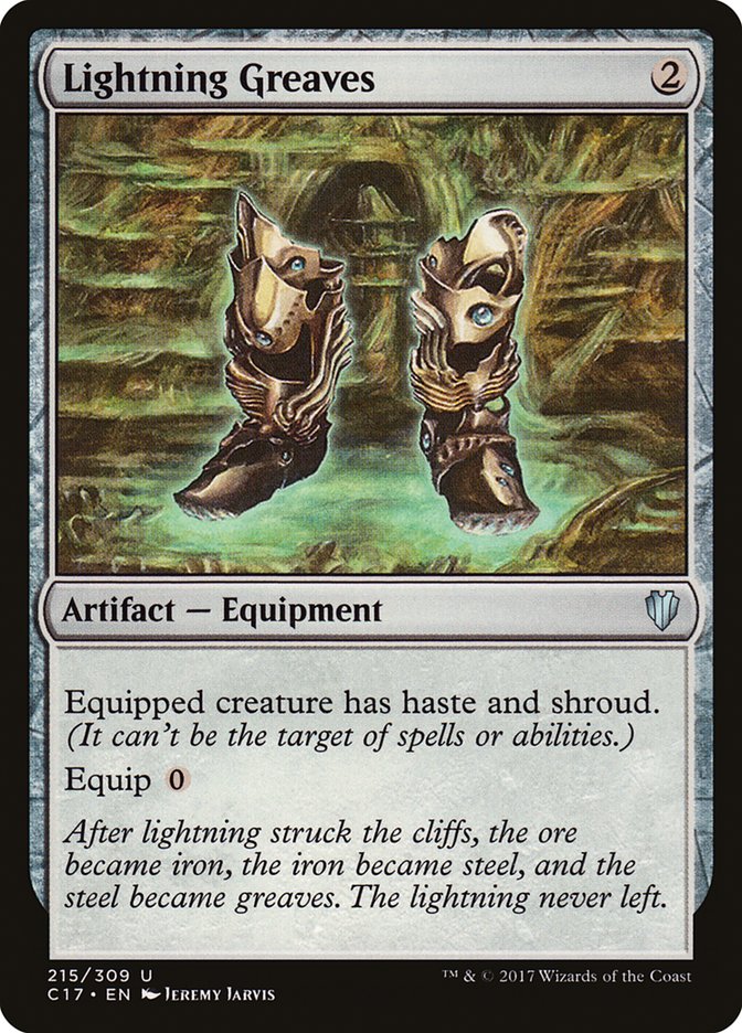 Lightning Greaves [Commander 2017] | Boutique FDB TCG