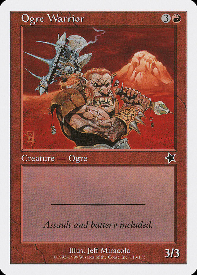 Ogre Warrior [Starter 1999] | Boutique FDB TCG