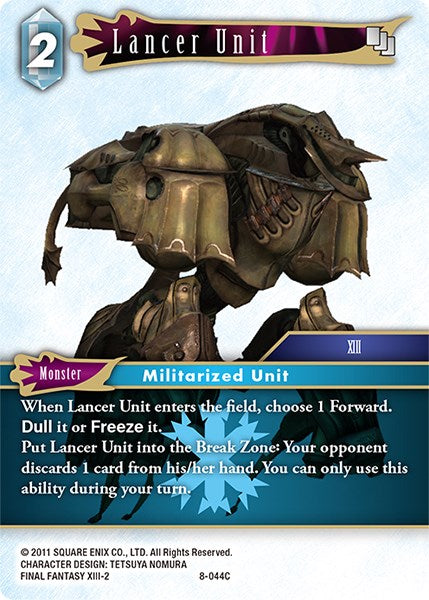 Lancer Unit [Opus VIII] | Boutique FDB TCG