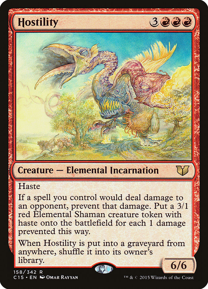 Hostility [Commander 2015] | Boutique FDB TCG