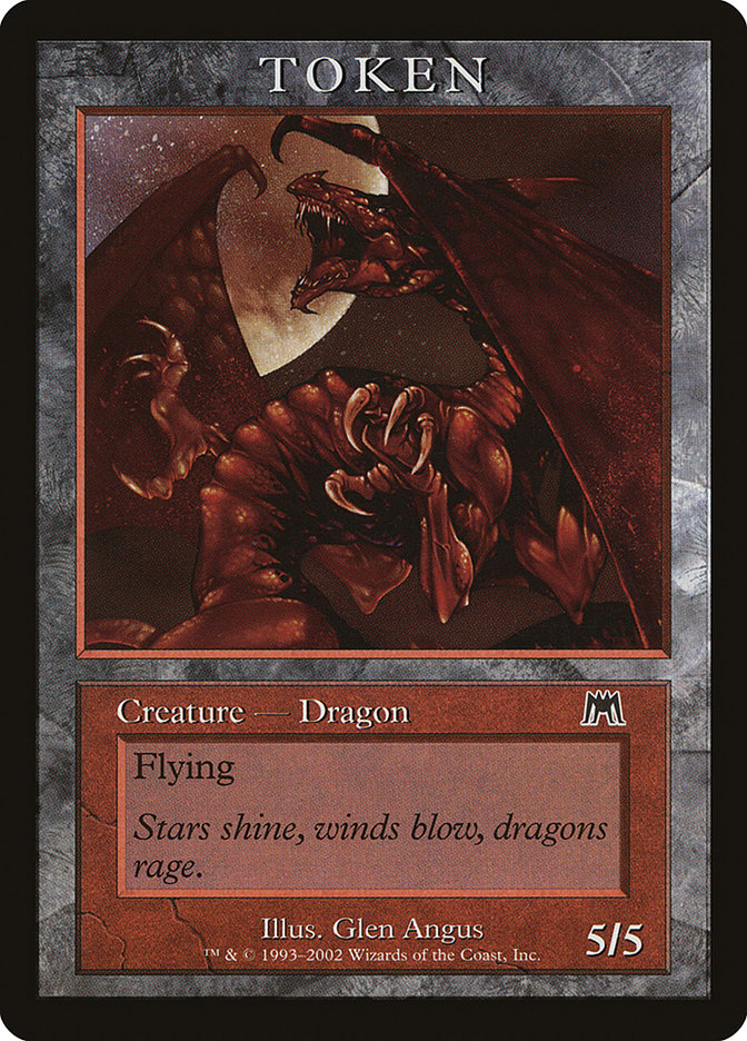 Dragon Token [Magic Player Rewards 2002] | Boutique FDB TCG