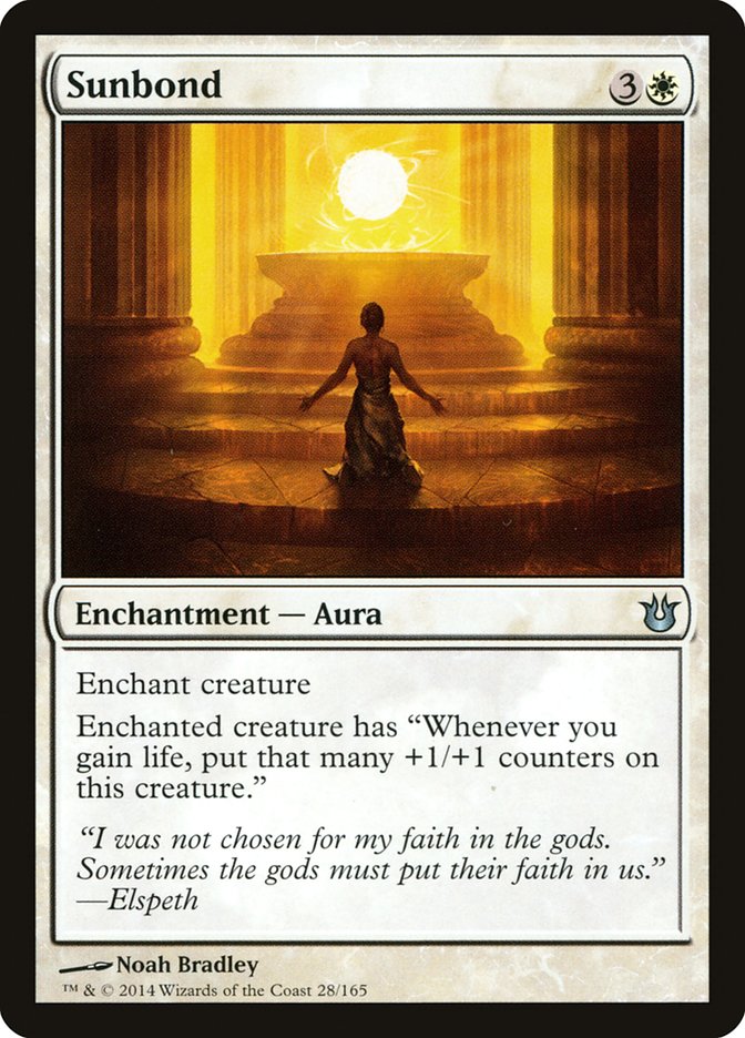 Sunbond [Born of the Gods] | Boutique FDB TCG