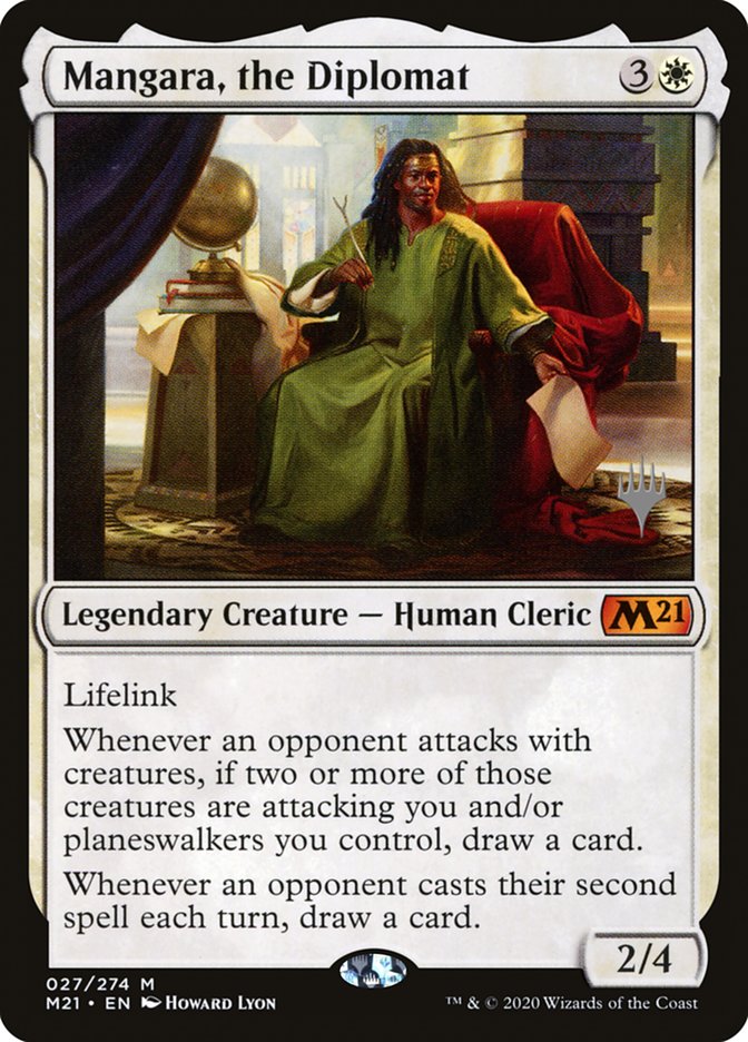 Mangara, the Diplomat (Promo Pack) [Core Set 2021 Promos] | Boutique FDB TCG