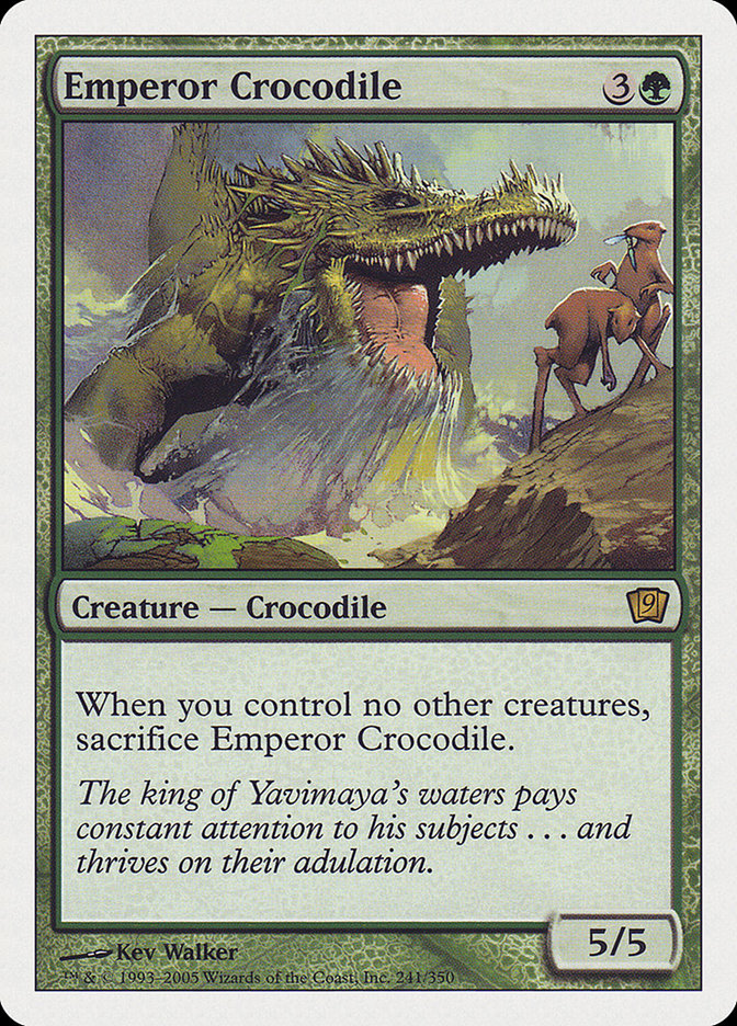 Emperor Crocodile [Ninth Edition] | Boutique FDB TCG