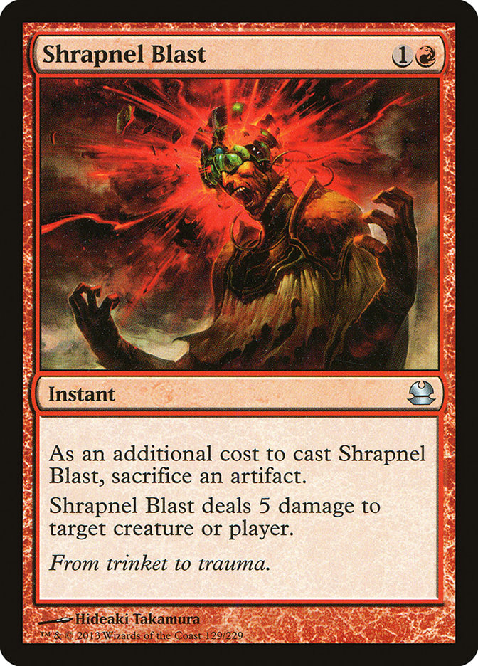 Shrapnel Blast [Modern Masters] | Boutique FDB TCG