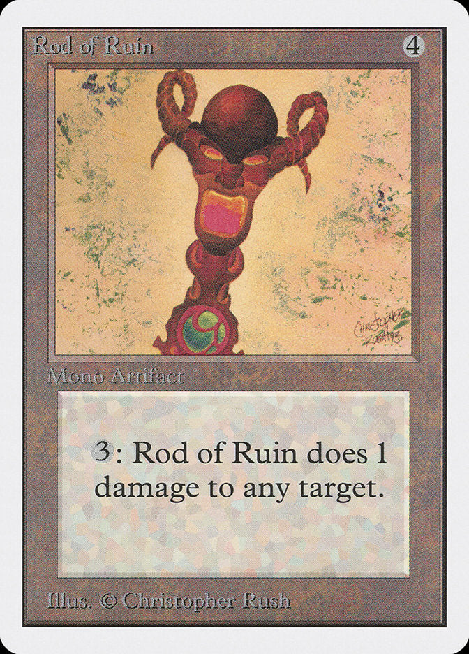 Rod of Ruin [Unlimited Edition] | Boutique FDB TCG