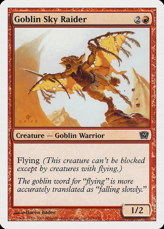 Goblin Sky Raider [Ninth Edition] | Boutique FDB TCG