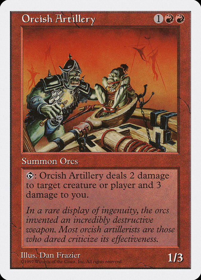 Orcish Artillery [Fifth Edition] | Boutique FDB TCG