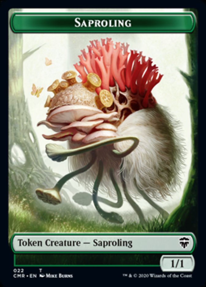 Illusion // Saproling Double-Sided Token [Commander Legends Tokens] | Boutique FDB TCG