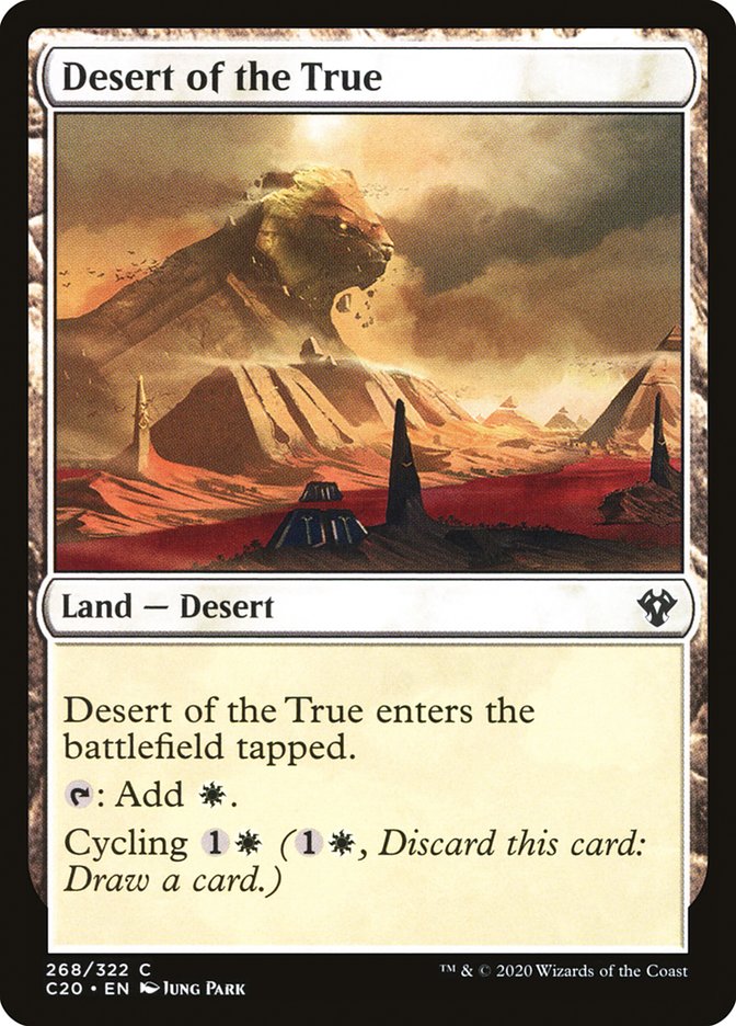 Desert of the True [Commander 2020] | Boutique FDB TCG