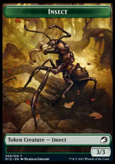 Human // Insect Double-Sided Token [Innistrad: Midnight Hunt Tokens] | Boutique FDB TCG