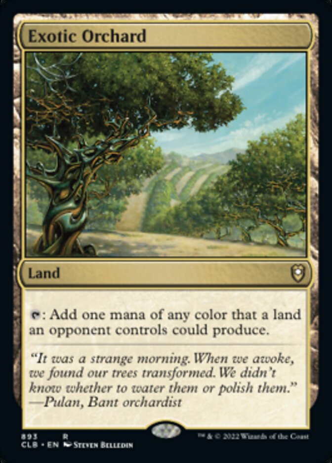 Exotic Orchard [Commander Legends: Battle for Baldur's Gate] | Boutique FDB TCG