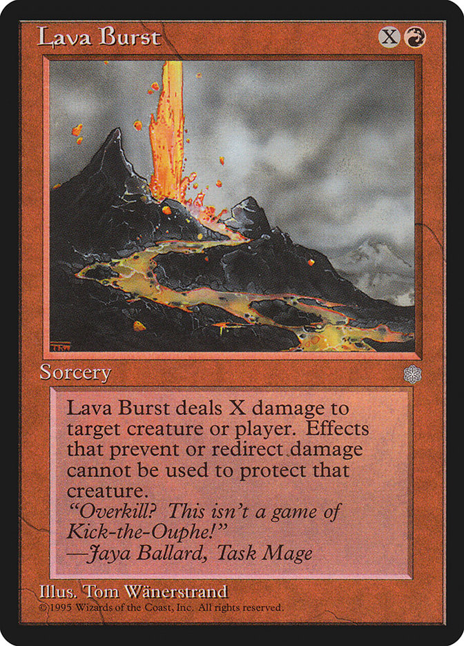 Lava Burst [Ice Age] | Boutique FDB TCG