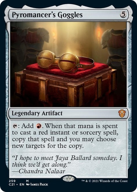 Pyromancer's Goggles [Commander 2021] | Boutique FDB TCG