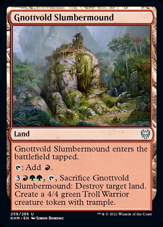 Gnottvold Slumbermound [Kaldheim] | Boutique FDB TCG