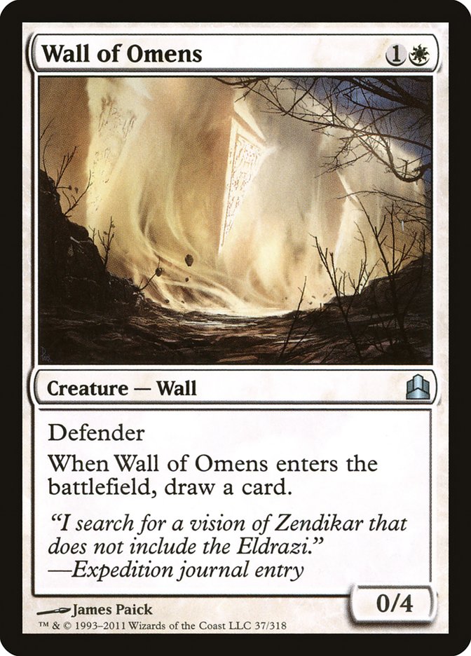 Wall of Omens [Commander 2011] | Boutique FDB TCG