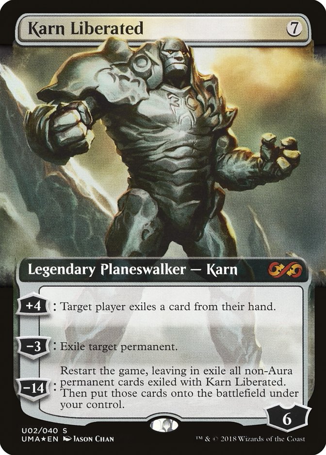 Karn Liberated (Topper) [Ultimate Masters Box Topper] | Boutique FDB TCG