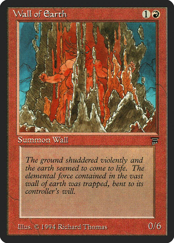 Wall of Earth [Legends] | Boutique FDB TCG