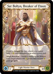 Ser Boltyn, Breaker of Dawn // Boltyn [U-MON029 // U-MON030] (Monarch Unlimited)  Unlimited Normal | Boutique FDB TCG