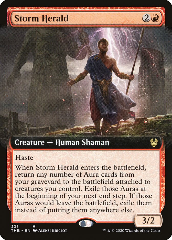 Storm Herald (Extended Art) [Theros Beyond Death] | Boutique FDB TCG