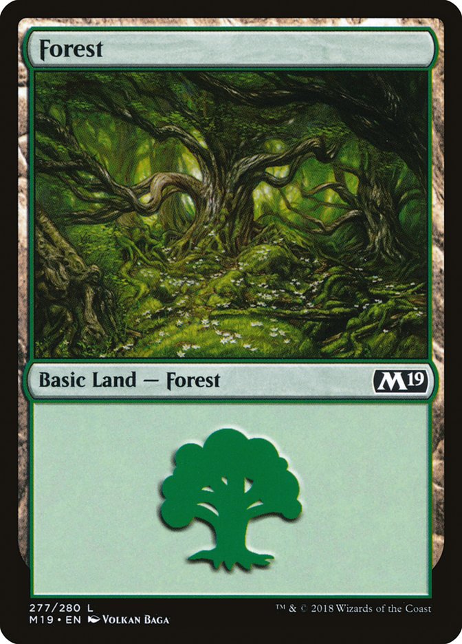 Forest (277) [Core Set 2019] | Boutique FDB TCG