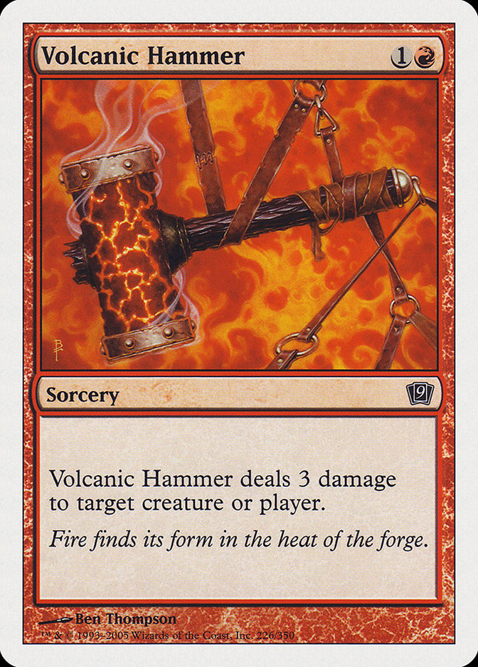 Volcanic Hammer [Ninth Edition] | Boutique FDB TCG
