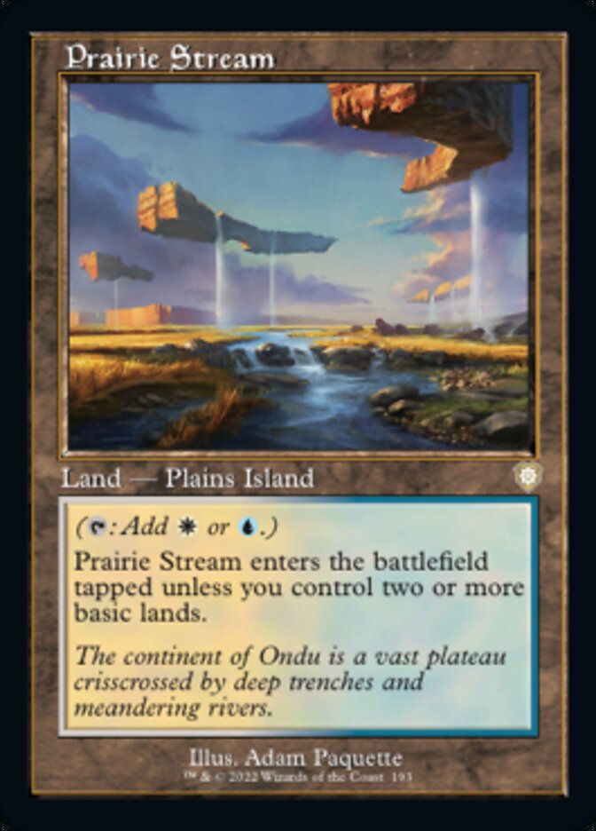 Prairie Stream (Retro) [The Brothers' War Commander] | Boutique FDB TCG