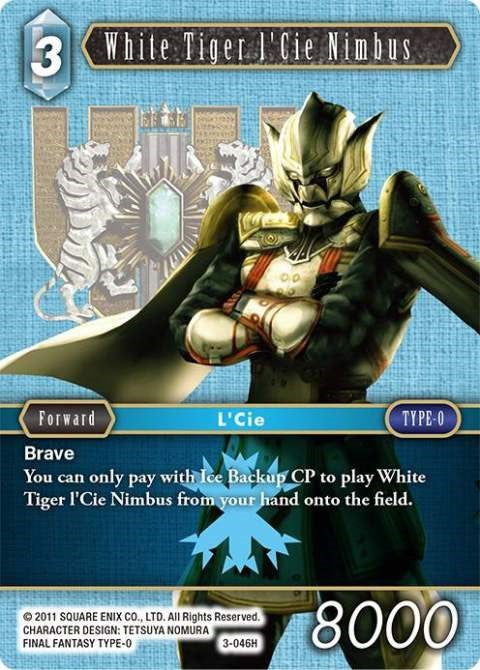 White Tiger l'Cie Nimbus [Opus III] | Boutique FDB TCG