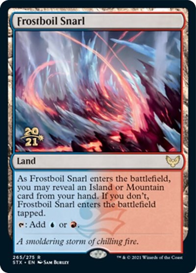 Frostboil Snarl [Strixhaven: School of Mages Prerelease Promos] | Boutique FDB TCG