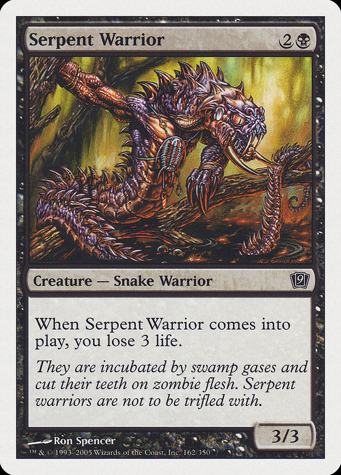 Serpent Warrior [Ninth Edition] | Boutique FDB TCG