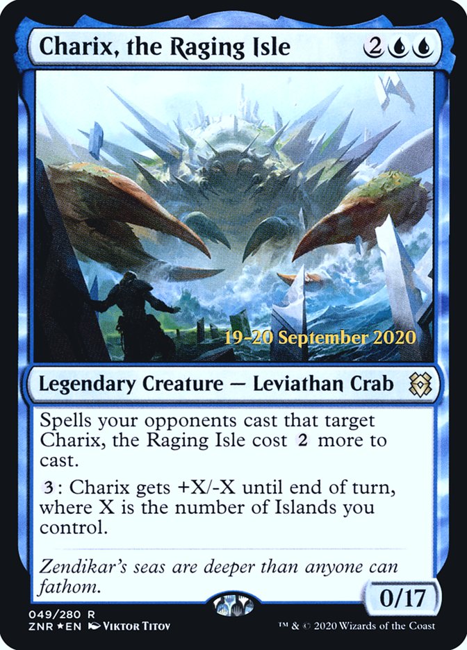 Charix, the Raging Isle [Zendikar Rising Prerelease Promos] | Boutique FDB TCG