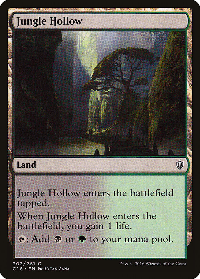 Jungle Hollow [Commander 2016] | Boutique FDB TCG