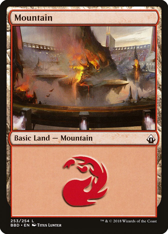 Mountain (253) [Battlebond] | Boutique FDB TCG