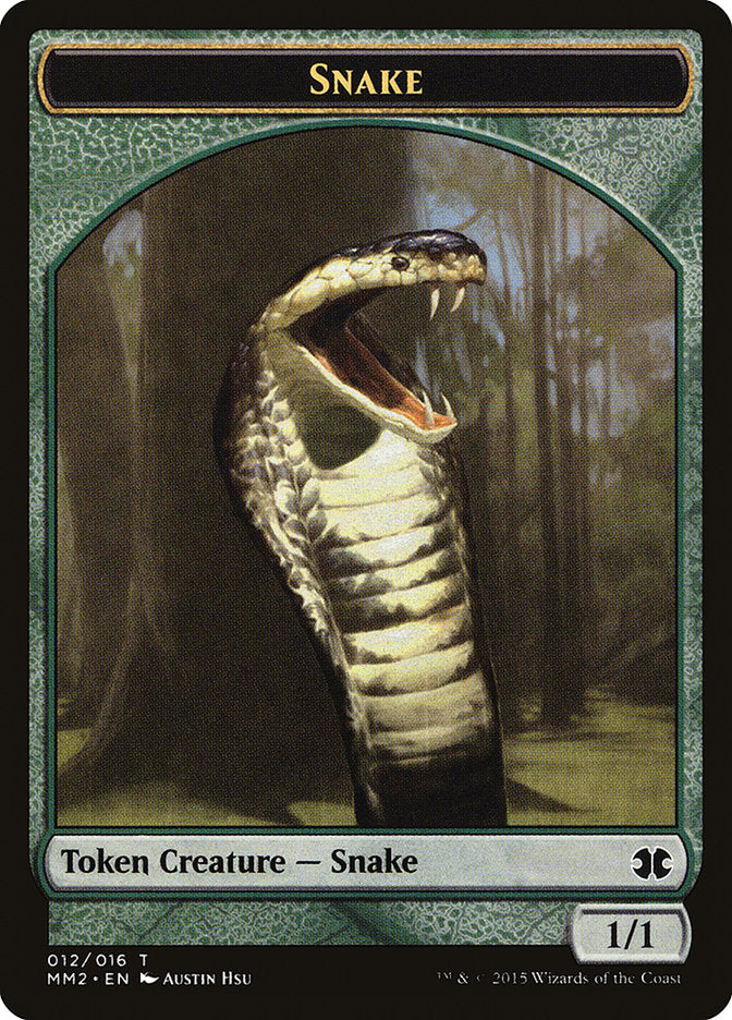 Snake Token [Modern Masters 2015 Tokens] | Boutique FDB TCG