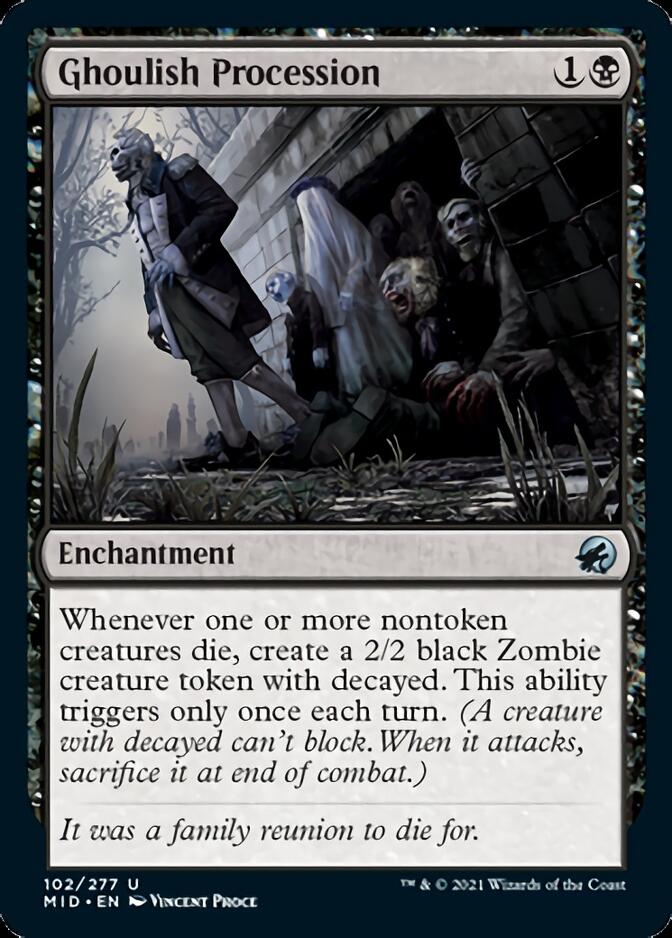 Ghoulish Procession [Innistrad: Midnight Hunt] | Boutique FDB TCG