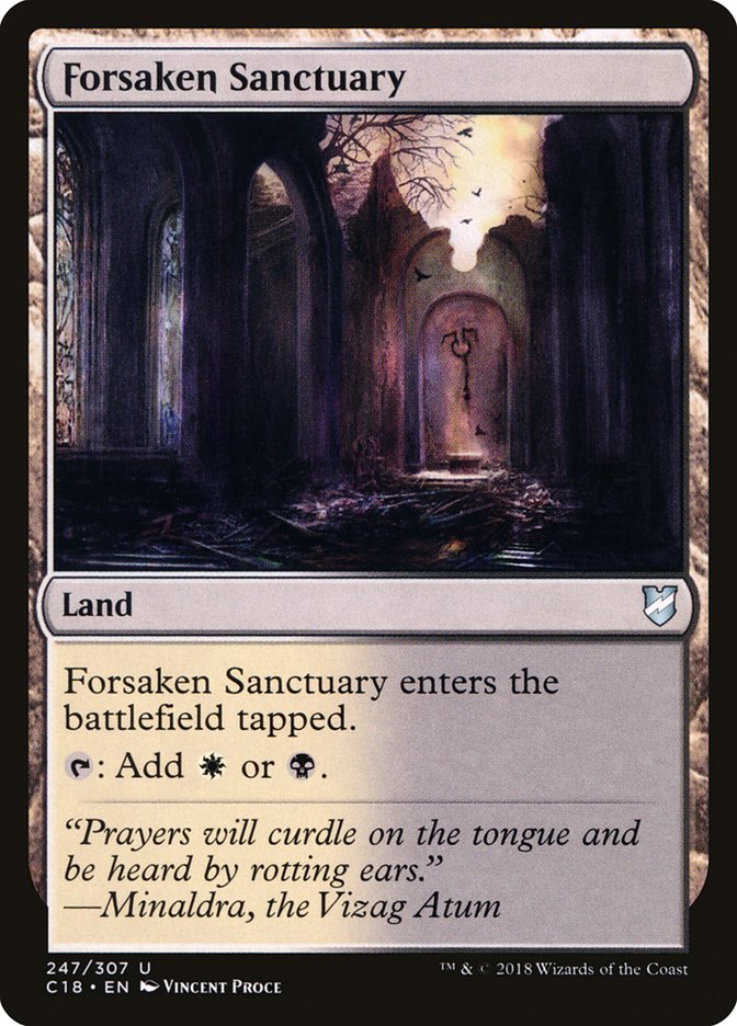 Forsaken Sanctuary [Commander 2018] | Boutique FDB TCG