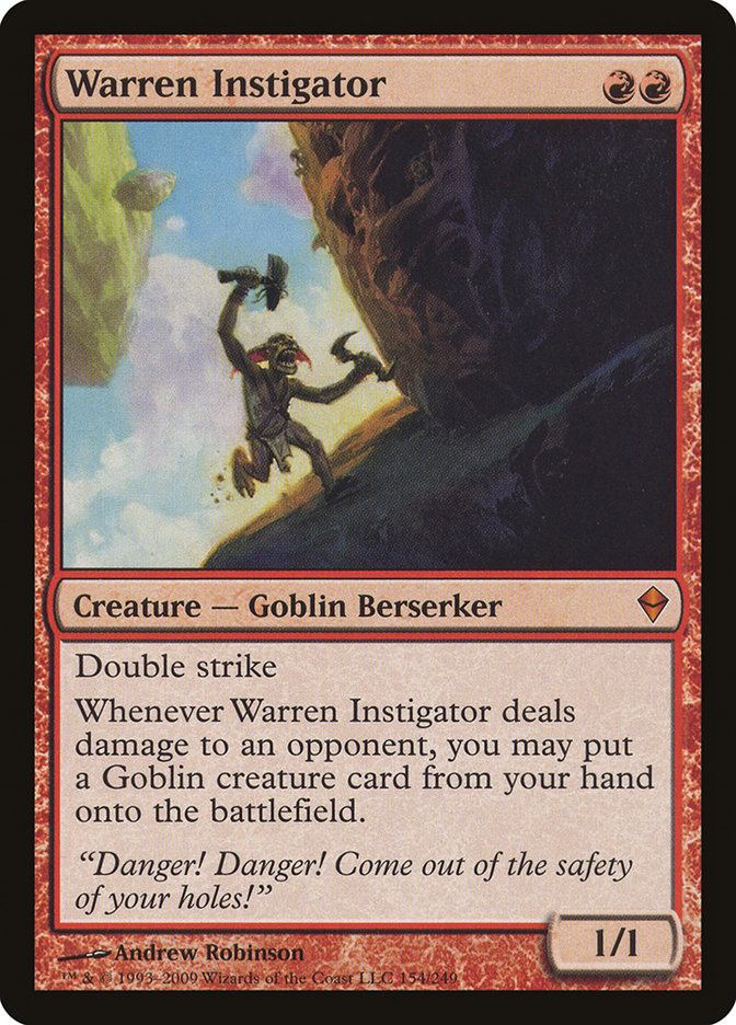 Warren Instigator [Zendikar] | Boutique FDB TCG