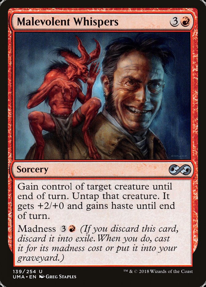 Malevolent Whispers [Ultimate Masters] | Boutique FDB TCG