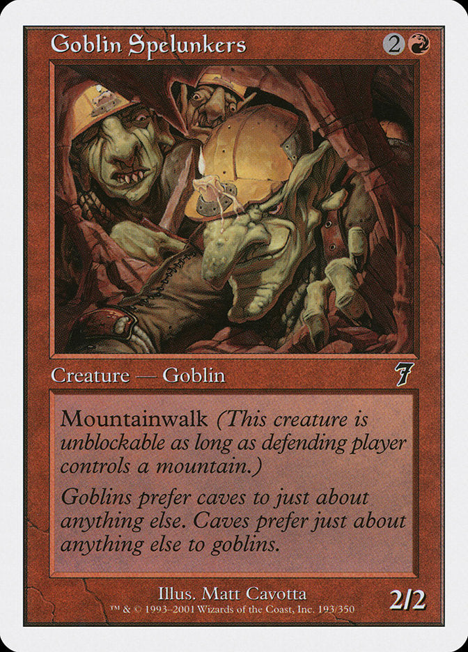 Goblin Spelunkers [Seventh Edition] | Boutique FDB TCG