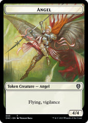 Soldier (008) // Angel Double-Sided Token [Phyrexia: All Will Be One Commander Tokens] | Boutique FDB TCG